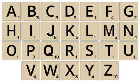 Free printable SVG All Scrabble Letters and Tiles tile alphabet.  Use these DIY Scrabble tiles, patterns and templates to create words with your cricut or print and download vector graphics. Scrabble Letters Printable, Printable Scrabble Board, Cricut Scrabble Tiles, Printable Scrabble Tiles, Photo To Stencil, Halloween Fonts Alphabet, Free Stencil Maker, Planner Vintage, Scrabble Wall