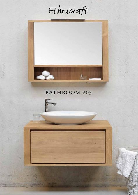 Ethnicraft bathroom catalogue 2016 en Ethnicraft contemporary oak bathroom… Oak Bathroom Furniture, Washbasin Design, Oak Bathroom, Wood Bathroom Vanity, Bathroom Closet, Bathroom Mirror Cabinet, Trendy Bathroom, Wood Bathroom, Stylish Bathroom