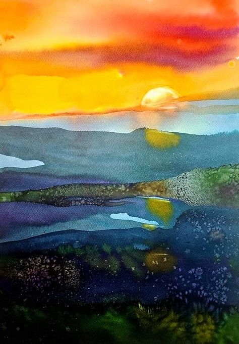 Bright Watercolor, Watercolour Painting, Watercolor Paintings, Paintings