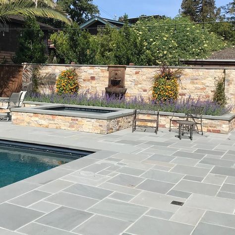 Flagstone Pool Coping, Flagstone Pool, Travertine Pool Decking, Stone Pool Coping, Pool Paving, Bluestone Pavers, Pool Pavers, Travertine Pool, Stone Pool