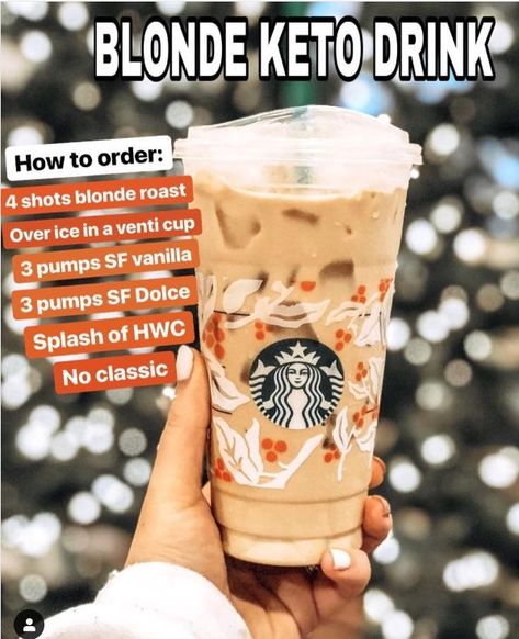 Keto Starbucks Drinks, Low Carb Starbucks Drinks, Low Carb Starbucks, Keto Starbucks, Keto Diet Drinks, Keto Coffee Recipe, Iced Starbucks Drinks, Coffee Recipes Starbucks, Healthy Starbucks Drinks