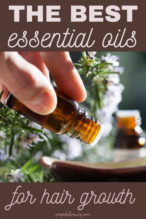 Discover the best essential oils for hair growth. While essential oils don't necessarily make hair grow faster, they do offer benefits that help to promote hair growth. Learn about the top ten essential oils for hair care and their benefits for healthy hair and scalp. Plus ways to use essential oils to promote hair growth so hair grows out faster and looks healthier. Also learn why we lose our hair, discover easy diet changes and learn how to get hair to grow faster using natural ingredients. Hair To Grow Faster, Best Essential Oils For Hair, Essential Oils For Hair Growth, Ways To Grow Hair, Oils For Hair Growth, Make Hair Grow Faster, Oils For Hair, Diet Changes, Make Hair Grow