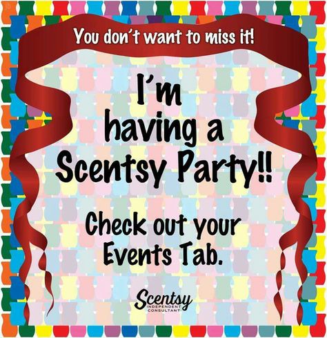 Scentsy Open House, Scentsy Party Posts, Scentsy Party Ideas, Scentsy Party Games, Scentsy Consultant Business, Scentsy Flyers, Scentsy Facebook Party, Scentsy Games, Online Party Games