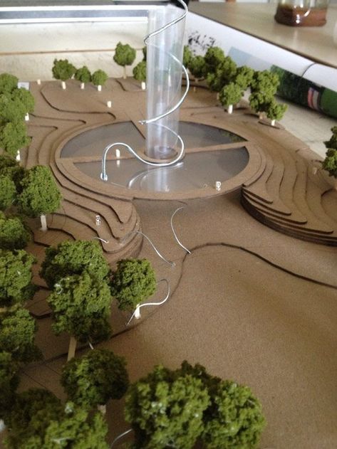 Landscape Design Competition, Architecture Design Competition, Landscape Architecture Drawing, Architecture Models, Conceptual Architecture, Landscape Model, Easy Landscaping, Landscape Architecture Design, Garden Architecture