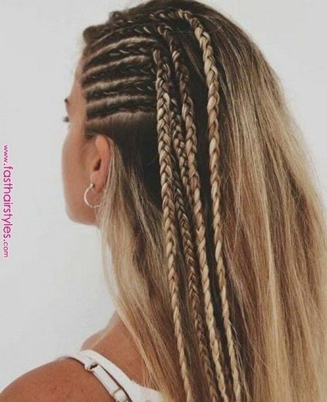 Elegant Side Braid Hairstyles for Female - Braided Hair Style Ideas Side Braid Hairstyles, Evening Hairstyles, Luxy Hair, Penteado Cabelo Curto, Festival Hair, Cornrow, Side Braid, Long Blonde, Hair Images