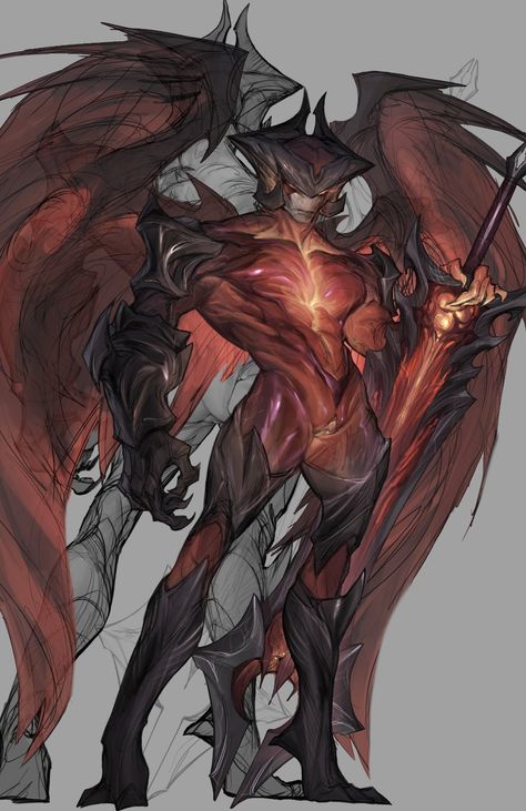 Xkov on Twitter: "https://t.co/DyRxq7ORjp" / Twitter Dragon Transformation, Adopt Idea, Beast Creature, Character Inspiration Male, Wings Art, Demon Art, Lol League Of Legends, High Fantasy, Sketchbook Inspiration