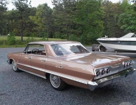 1963 Chevy Impala Sport Sedan Chevrolet Impala 1963, 63 Impala, 1963 Chevy Impala, Impala For Sale, 1960s Cars, Sport Sedan, Vintage Muscle Cars, Vintage Muscle, Sports Sedan