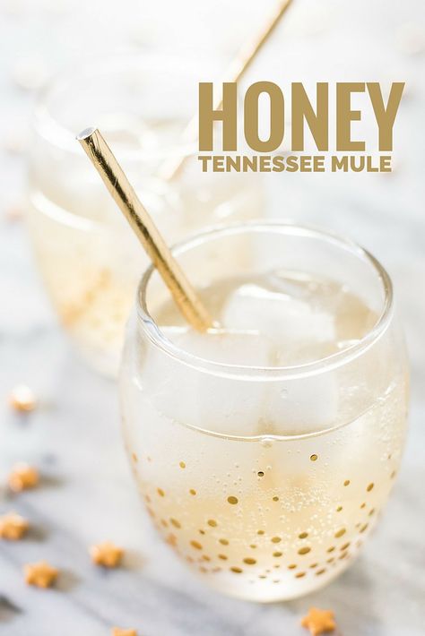 honey tennessee mule cocktail recipe - Bake Love Give Kentucky Mule, Honey Drink, Tennessee Honey, Gluten Free Beer, Mule Cocktail, Spritz Cookies, Tea Sandwiches, Moscow Mule, Silicone Baking