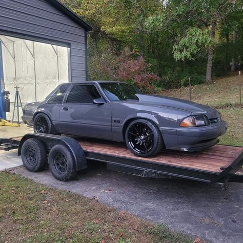 Fox Body Drag Car, Fox Body Mustang Drag Car, Foxbody Mustang, Notchback Mustang, Backyard Garage, Old School Muscle Cars, Mustang Lx, Fox Mustang, 1993 Ford Mustang