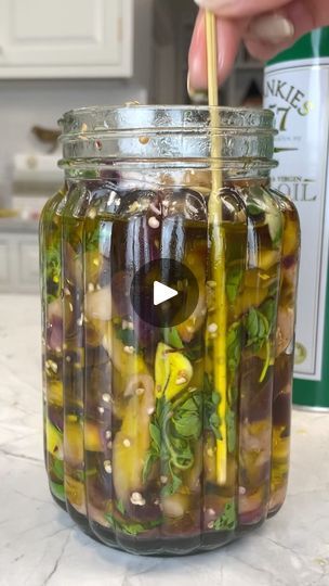 622K views · 27K reactions | MELANZANE SOTTO ACETO are Italian style pickled eggplant. Quick pickling eggplant is a great way to extend the life of your eggplant. Growing up I loved eating it as an anitpasto with some toasted bread. Now I add it to what I call a vegetarian Italian sub…that recipe coming soon! 2 large eggplants 1.5 tbsp salt 1.5 cups apple cider vinegar 1.5 cups water 1/3 cup chopped fresh parsley 4 cloves garlic, thinly sliced 1 or 2 tsp chili flakes 4 sprigs of fresh oregano 1.5 cups olive oil -Slice eggplant into 1/2 inch sticks as shown -Add eggplant to a colander. Coat eggplant in salt. Cover with a dish cloth or paper towel and top with a weighted object. Let sit for at least 4 hours. -To a medium sized pan add water and vinegar. Bring to a boil and then add eggplan How To Pickle Eggplant, Eggplant Growing, Pickled Eggplant, Vegetarian Italian, Italian Sub, Toasted Bread, Fresh Oregano, Love Eat, Chili Flakes