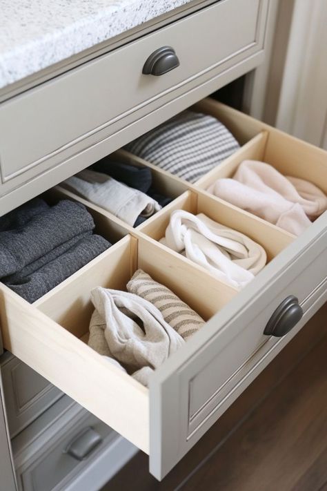 Looking for flexibility in your organization? Choose customizable or expandable drawer dividers that can fit any size drawer. These are perfect for kitchens, bedrooms, offices, or any area where drawer space needs to be optimized. Adjustable dividers allow you to create the perfect configuration for your needs. 📦✨ #CustomDividers #DrawerOrganization #ClutterFreeHome Dresser Drawer Dividers, Drawer Organization, Clutter Free Home, Drawer Space, Dresser Drawer, Drawer Dividers, Drawer Organizers, Dresser Drawers, Kitchens