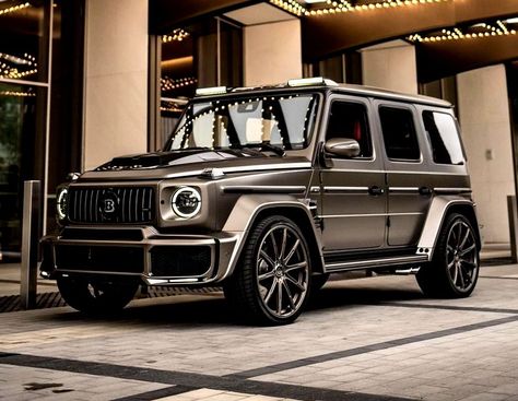 2021 Monza Grey Mercedes-AMG G63 BRABUS, Best Color ? Aesthetic Car Wallpapers, G63 Amg Brabus, G63 Brabus, G Wagon Amg, G Class Amg, Cars Tattoo, Tattoo Car, Mercedes Brabus, Mercedes G63