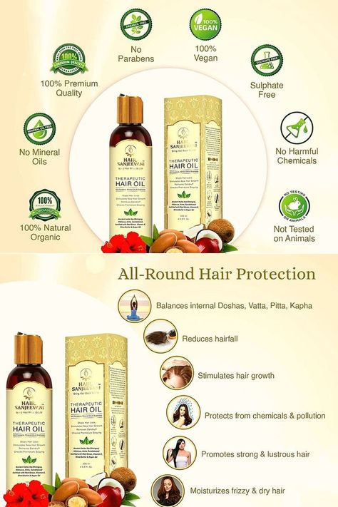 Ayurvedic Cosmetics, Hair Oil Advertisement, Oil Infographic, Infographic Design Trends, Skincare Infographic, Hair Advertising, Best Hair Growth Oil, Kurti Lehenga, Chikan Kurti