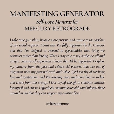 Manifesting Generator Aura, Affirmations For Manifesting Generators, Manifesting Generator Affirmations, Manifest Generator, Mercury Retrograde Quotes, Manifestation Generator, Manifesting Generator Human Design, Human Design Manifesting Generator, Manifestor Generator