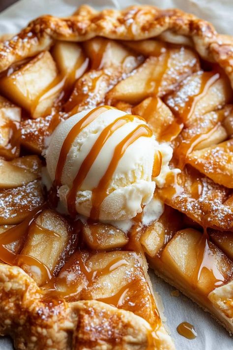 Apple Galette Recipe - Insanely Good Mini Apple Galette Recipe, Apple Pie Galette, Fruit Galette Recipes, Holiday Apple Desserts, Apple Galette With Pillsbury Pie Crust, Apple Gallette Recipe Easy Puff Pastry, Apple Tart Recipes, Galette Apple, Sweet Galette