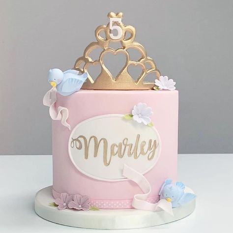 AmyCakes on Instagram: “Who's finished their cakes for the weekend? 😀💃 . I'm in awe of how do many of you create so many stunning cakes week after week! One caker…” Cinderella Birthday Cake, Fiesta Cake, Cinderella Birthday Party, Mini Torte, Princess Birthday Cake, Crown Cake, Cinderella Birthday, Baby Birthday Cakes