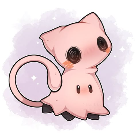 Ghost Type Pokemon, Pokemon Mew, Pokemon Fusion Art, Ghost Pokemon, Pokemon Eeveelutions, Fusion Art, Cute Pokemon Pictures, Pokemon Wallpaper, Cute Fantasy Creatures