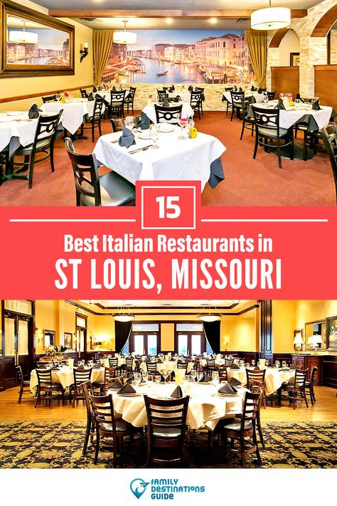 St Louis Restaurants, Classic Restaurant, Best Italian Restaurants, California Food, Brunch Restaurants, Italian Restaurants, Casual Restaurants, Best Italian Recipes, Dinner Cruise