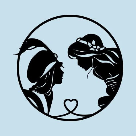 Aladdin Love Aladdin Silhouette, Silhouette Art Disney, Silhouettes Disney, Disney Stencils, Disney Silhouette Art, Silhouette Disney, Deco Disney, Disney Decals, Disney Silhouette