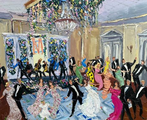 This #Dallas wedding was a painter's dream-- COLOR EVERYWHERE! 🤠 Congratulations Meg and Eric! https://denisehopkinsfineart.com/new-orleans-area-live-event-painting/ Live Event Painting, Wedding Painting, Gallery Owner, Live Painting, Travel Locations, Quick Sketch, Local Wedding, Live Events, Architecture Details