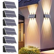 Deck Walkway, Outdoor Solar Wall Lights, Courtyard Backyard, Garage Deck, Fence Lights, Backyard Garage, Wall Lights Outdoor, Solar Fence Lights, Solar Outdoor Lights