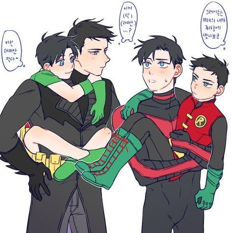 Batfam Reverse Age, Batfamily Age Reversal, Batfam Age Reverse, Reverse Batfamily, Reverse Batfam, Reverse Robins, Superman X Batman, Robin Comics, Superhero Kids