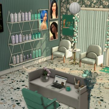 Sims 4 Urban Home Cc, Sims 4 Nail Salon Build, Sims 4 Salon Build, Sims 4 Cc Beauty Salon, Sims 4 Cc Office Patreon, Sims 4 Beauty Salon, Sims 4 Hair Salon Cc, Sims 4 Salon Cc, Sims 4 Nail Salon