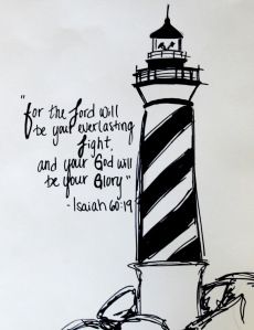 Bible Verse Paintings, Light House Drawing, Verse Paintings, Lighthouse Quotes, Lighthouse Drawing, Lighthouse Tattoo, Wall Drawing, Sleeves Ideas, House Drawing