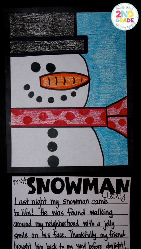 Snowman Directed Drawing, Snowman Writing, Pencil Artists, Snowmen At Night, January Art, First Grade Art, January Activities, Winter Writing, Christmas Teaching