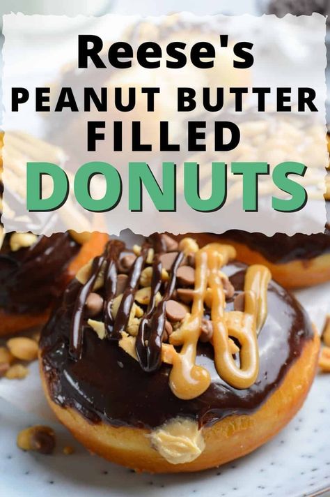 Cream Filling Recipe, Cream Filled Donuts, Whipped Peanut Butter, Deep Fried Recipes, Donut Calories, Doughnut Recipe Easy, Donut Filling, Homemade Donuts Recipe, Peanut Butter Sauce