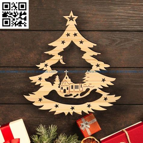 Christmas ornament E0017987 file cdr and dxf free vector download for laser cut – Download Vector Dfx Files Free Cnc, Laser Files, Free Vector Files, Cnc Files, Vector Free Download, Christmas Mood, Laser Cut Files, File Free, Svg Free Files