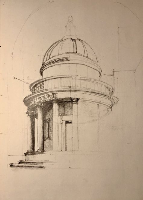 Classical Architecture Drawing, Monument Sketch, Modern Architecture Drawing, Cool Architecture, Architecture Drawing Presentation, Pen Art Work, Perspective Drawing Architecture, Where Am I, Architecture Concept Drawings