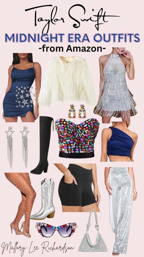 Taylor Swift eras outfits 
Taylor Swift midnight outfit
Taylor Swift concert outfit
Taylor Swift eras tour
Taylor Swift midnights song 
TS the eras tour Taylor Swift 
Eras tour outfits
Eras tour outfit inspo Midnights Outfit Ideas, Taylor Swift Music Videos Outfits, Midnight Era, Midnights Outfit, Eras Tour Outfit Ideas, Eras Tour Midnights, Era Outfits, Taylor Swift Music Videos, Eras Tour Outfit