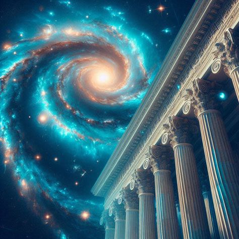 Universe Creation In Greek Mythology: How It All Started Elysium Greek Mythology, Futuristic Ancient Greece, Greek Primordial Deities, Conformal Cyclic Cosmology, Greek Symbol, Creation Myth, Ancient Origins, Greek Myths, Greek Mythology