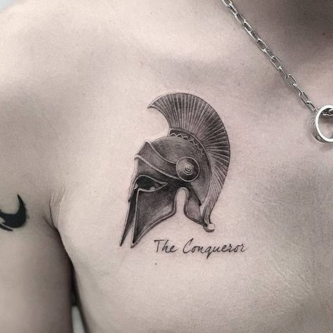 Tatuajes de Cascos y Cascos tatuados 80 Sparta Helmet Tattoo, Mens First Tattoo, Spartan Chest Tattoo, Greek Helmet Tattoo, Gladiator Helmet Tattoo, Warrior Helmet Tattoo, Spartans Tattoo, Spartan Helmet Tattoo, Sparta Tattoo