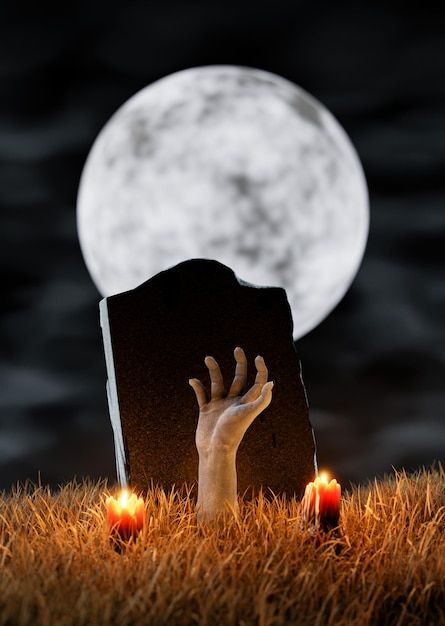 Foto mano zombie saliendo de una tumba c... | Premium Photo #Freepik #photo #mano-zombie #cementerio #cementerio-halloween #horror Halloween Horror, Dia De Muertos, Premium Photo, Scream, Zombie, Collage, Halloween, Pins