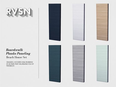 RAVASHEEN's Boardwalk Planks Wallpaper Sims 4 Cc Wallpaper Outdoor, Wooden Wall Paneling, Sims 4 Wallpaper, Sims 4 Build Buy Cc, Sawamura Eijun, Wood Plank Wallpaper, Mod Wall, Sims4 House, Sims 4 Build Cc