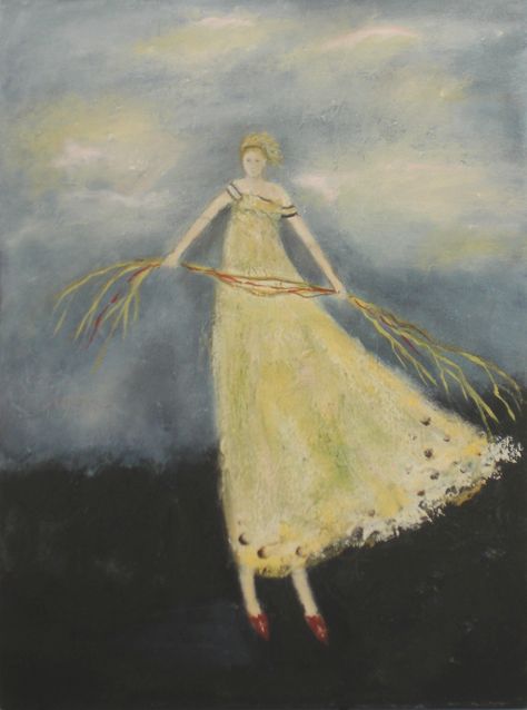 Jeanie Tomanek, Spinning Straw, 24x16", oil on canvas Jeanie Tomanek, Never Grow Old, Full Time Artist, Poetry Collection, Human Figure, Whimsical Art, Art Stuff, Original Oil, Figurative