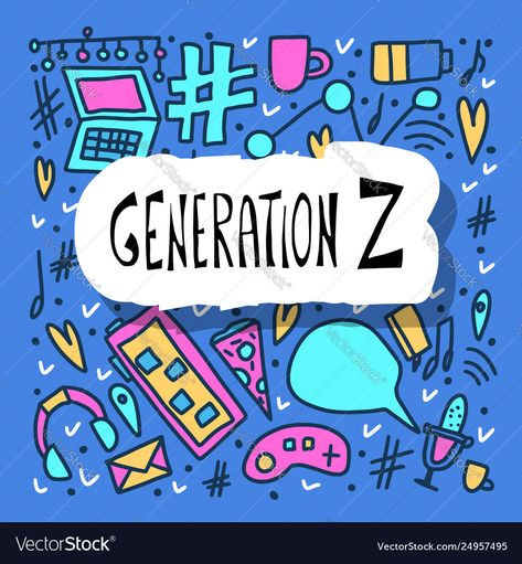 Generation Z Illustration, Elevated Bed, Generation Z, Free Vector Images, Concert Posters, Anime Background, Png Images, Adobe Illustrator, Vector Images