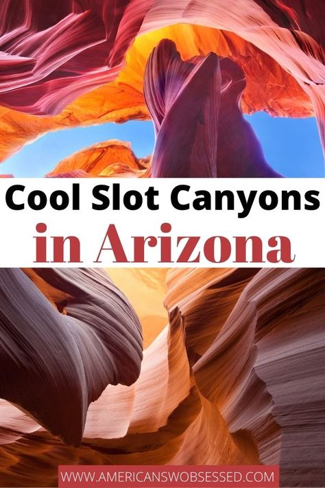 This list of slot canyons in Arizona are some of the best natural wonders of the Grand Canyon State. Find out where they are located and what they are. #adventure #zion #antelopecanyon #hikingadventures #hiking arizona slot canyons | slot canyons page arizona | best slot canyons in arizona | arizona slot canyons Canyon X Arizona, Waterhole Canyon Arizona, The Grand Canyon Arizona, Arizona Canyons, Grand Canyon Trip, Slot Canyons Arizona, Hiking Arizona, Slot Canyons Utah, Sedona Arizona Travel