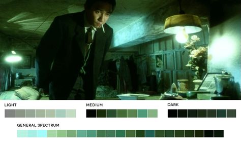 Wong Kar-Wai.   Days of Being Wild, 1990.  Cinematography: Christopher Doyle.  #cinematography #colour Wong Kar Wai Color Palette, Days Of Being Wild, Christopher Doyle, Color In Film, Mood Tone, Cinematography Lighting, Movie Color Palette, Colour Composition, Cinema Colours