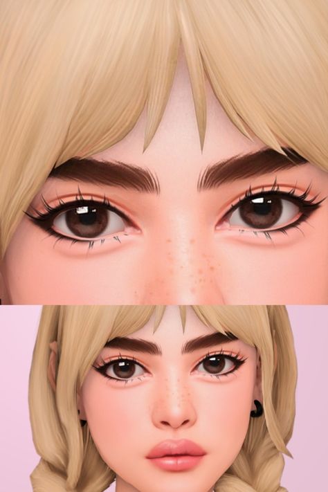 sims 4 eyeliner Sims 4 Mm Eyeliner, Sims 4 Unibrow Cc, Ts4mm Makeup, Maxis Match Eyelashes Sims 4, Sims 4 Puppy Eyeliner, Sims 4 Cc Puppy Eyeliner, Sims 4 Cc Face Details Male Maxis Match, Sims 4 Cc Cartoon Skin, Sims 4 Cc Mods Makeup