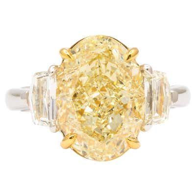 8 Carat GIA Certified Fancy Yellow Diamond Ring For Sale at 1stDibs 10 Carat Diamond Ring, Canary Diamond Ring, Fancy Yellow Diamond Ring, Radiant Cut Diamond Engagement Rings, Radiant Cut Diamond Ring, Yellow Diamond Ring, Yellow Cushion, Yellow Diamonds Engagement, Three Stone Diamond Rings Engagement