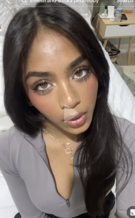 Hazel Eyes On Black Women, Hazel Doe Eyes, Doe Eyes Black Women, Big Hazel Eyes, Big Almond Eyes, Amber Eyes Aesthetic, Green Skin, Hunter Eyes, Hazel Eyes Makeup