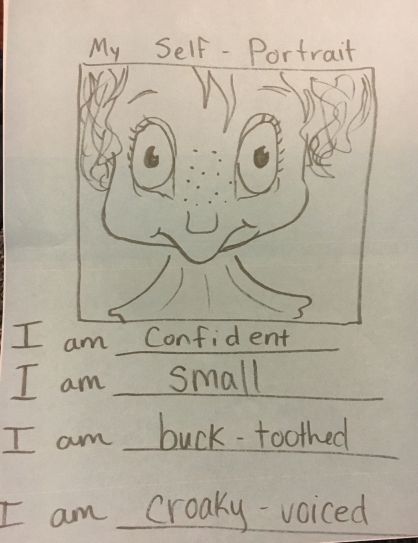 Self Esteem Lesson Little Butterfly, Meaningful Drawings, Self Talk, Fourth Grade, The Butterfly, Blue Ribbon, Small Groups, Self Esteem, Self Portrait