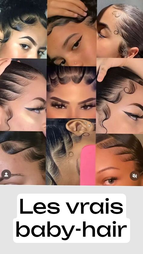 #Baby-hair Hairstyles With Baby Hairs, Baby Hair Tutorial, Unicorn Hair Color, Wispy Hair, Hair Jewels, Baby Hairs, Braid Ideas, Unicorn Hair, 2025 Vision