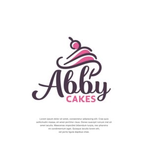 Confectionary Logo, Cake Company Logo, Cake Logo Design Graphics, Cake Logo Design Ideas, Modern Feminine Logo, Cakes Logo, Cake Logos, Logo Dessert, Cupcake Branding