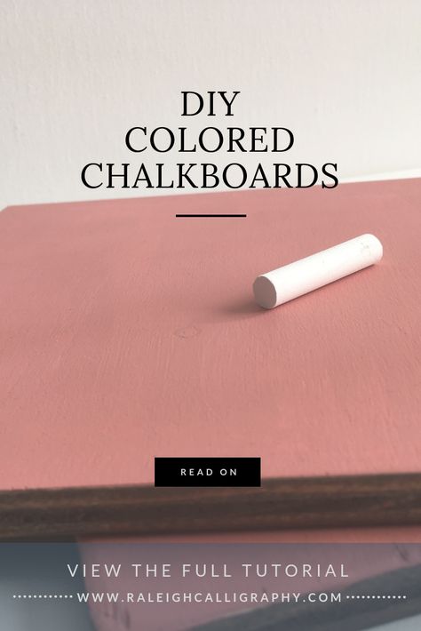 How to Make a Colored Chalkboard by Raleigh Calligraphy Colored Chalkboard Wall, Paint Sponge, Chalk Wall, Colored Chalk, Kids Room Paint, Event Display, Old Mirror, Colorful Paintings Acrylic, Diy Posts