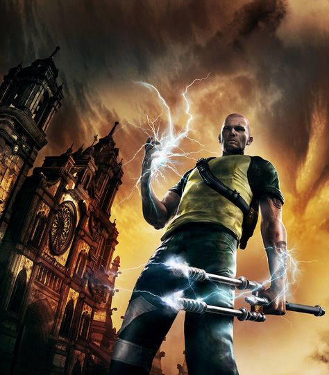 Cole MacGrath - Characters & Art - inFamous 2 Infamous 2, Wallpaper 1080p, Infamous Second Son, Gaming Wallpaper, Foto Top, Video Game Posters, 1080p Wallpaper, New Video Games, Video X