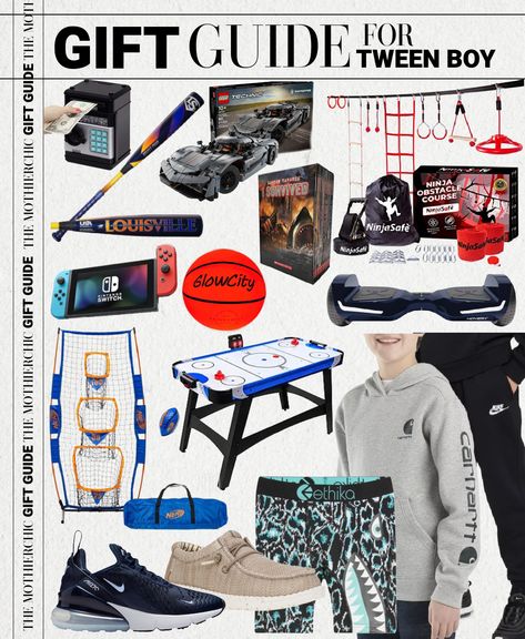 Gift Guide 2024: Tween Boys - The Motherchic Teen Boy Gifts 2024, Teen Boy Christmas Gifts 2024, Gifts For 12 Year Boy, Christmas Presents For Boys, Teen Presents, Teen Christmas Gifts, Non Toy Gifts